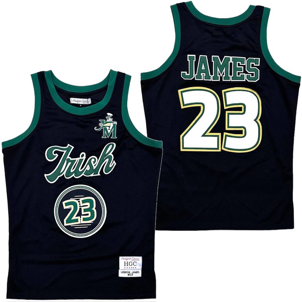 LeBron James #23 Men's Headgear Classics St. Vincent St. Mary High School Jersey